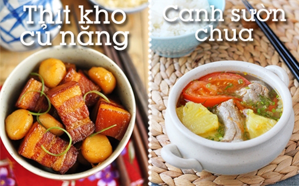 Menu chất lượng toàn những món quen thuộc dễ ăn