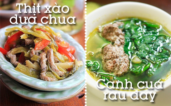 THỰC ĐƠN ngon ngon toàn những món thuần Việt, thuc don, THUC DON