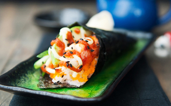 Tự làm SUSHI TEMAKI đã ăn là mê mẩn, sushi, temaki