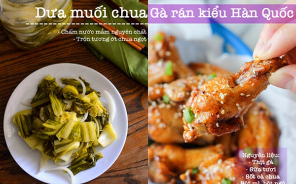 Kết hợp Việt - Hàn trong bữa ăn hấp dẫn