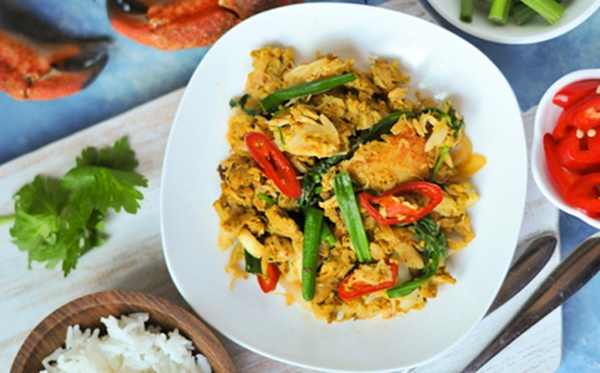 Món Thái không thể bỏ lỡ: Cua bể rang cà ri