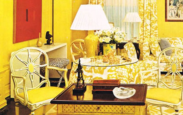 Căn phòng vintage mang sắc vàng ấm áp