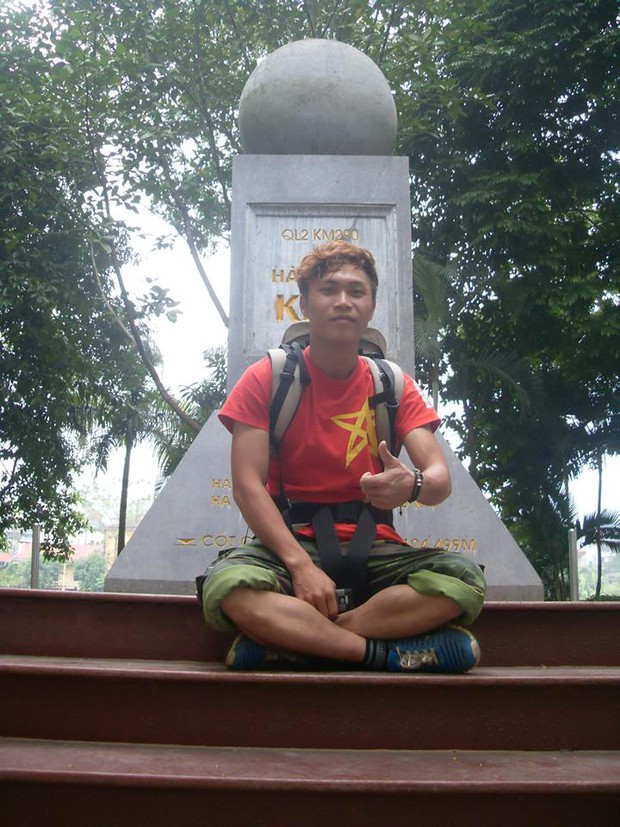 Chàng trai đi bộ xuyên Việt từ Lũng Cú đến Cà Mau trong 89 ngày với 15 triệu - Ảnh 1.