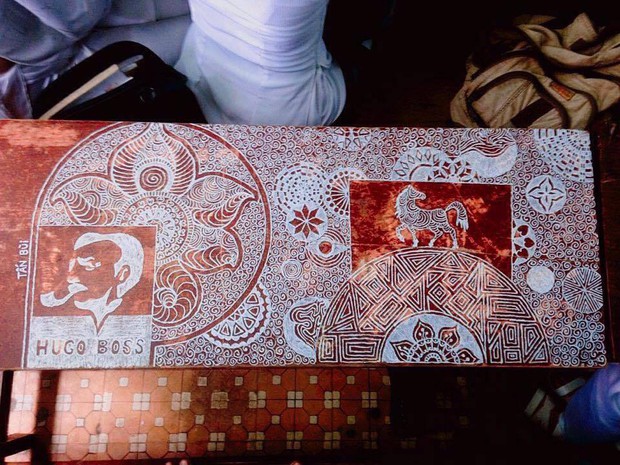 Chỉ với một cây bút xóa, nam sinh biến bàn học cũ thành một bức tranh cực ấn tượng - Ảnh 7.