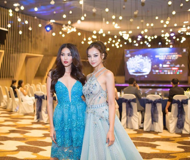 Lan Khuê diện váy xẻ sâu, quyến rũ trên hàng ghế giám khảo Hoa hậu Đại dương Việt Nam 2017 - Ảnh 1.