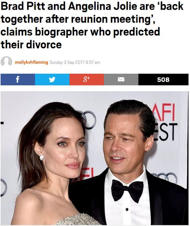 Sốc: Đây mới là sự thật về cuộc tái hợp thế kỷ của Angelina Jolie và Brad Pitt? - Ảnh 3. Sốc: Đây mới là sự thật về cuộc tái hợp thế kỷ của Angelina Jolie và Brad Pitt? - Ảnh 3.
