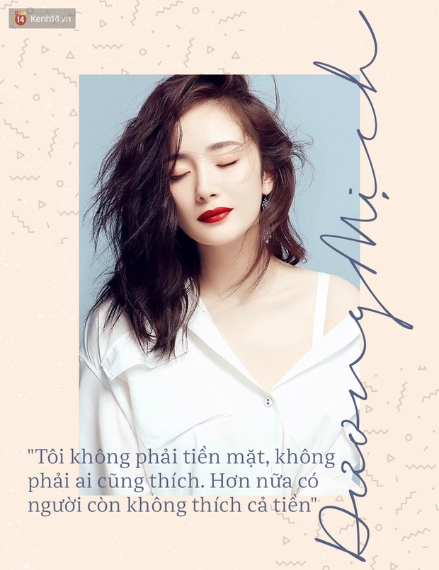 Dương Mịch: Tôi không phải tiền mặt, không phải ai cũng thích - Ảnh 1. Dương Mịch: Tôi không phải tiền mặt, không phải ai cũng thích - Ảnh 1.