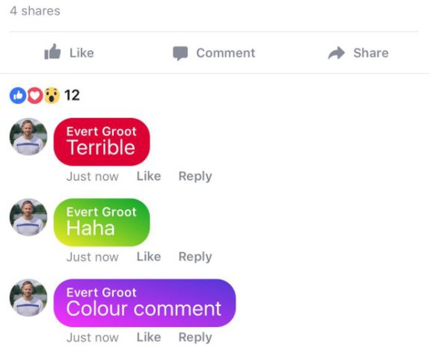 Facebook vừa cho phép người dùng viết comment với phông nền sặc sỡ, bạn đã có chưa? - Ảnh 2.