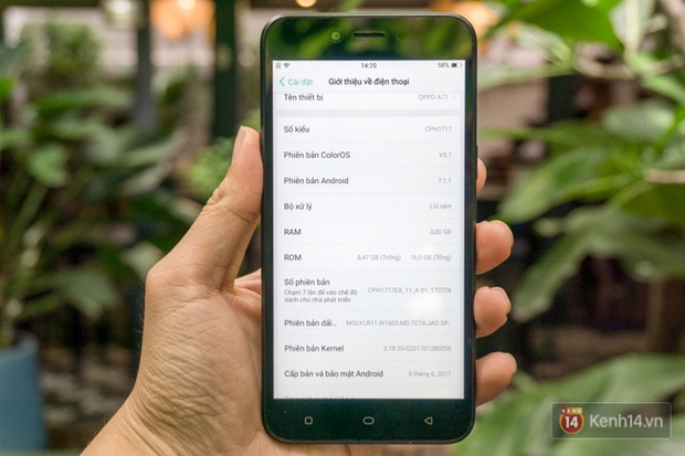 Trên tay smartphone OPPO A71: giá 4,7 triệu nhưng camera có khả năng selfie xoá phông - Ảnh 10.