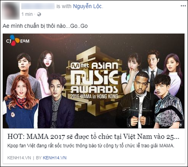 Cộng đồng mạng Việt phát sốt giữa đêm vì tin MAMA 2017 tổ chức ở Việt Nam - Ảnh 2. Cộng đồng mạng Việt phát sốt giữa đêm vì tin MAMA 2017 tổ chức ở Việt Nam - Ảnh 2.