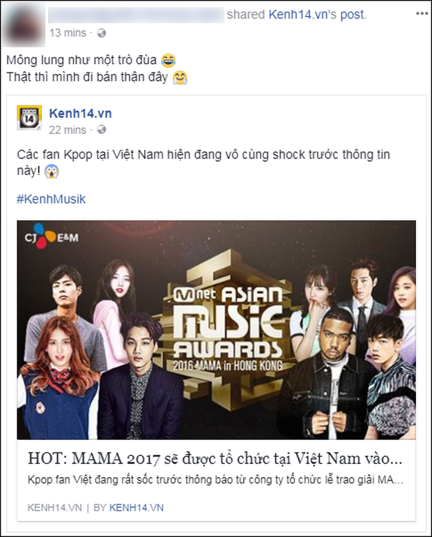 Cộng đồng mạng Việt phát sốt giữa đêm vì tin MAMA 2017 tổ chức ở Việt Nam - Ảnh 15. Cộng đồng mạng Việt phát sốt giữa đêm vì tin MAMA 2017 tổ chức ở Việt Nam - Ảnh 15.