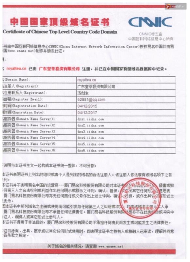Chủ sở hữu của các chuỗi Royaltea tại Hà Nội, Sài Gòn: Thương hiệu Royaltea không được bảo hộ nên ai cũng có thể kinh doanh mà không vi phạm pháp luật - Ảnh 6. Chủ sở hữu của các chuỗi Royaltea tại Hà Nội, Sài Gòn: Thương hiệu Royaltea không được bảo hộ nên ai cũng có thể kinh doanh mà không vi phạm pháp luật - Ảnh 6.