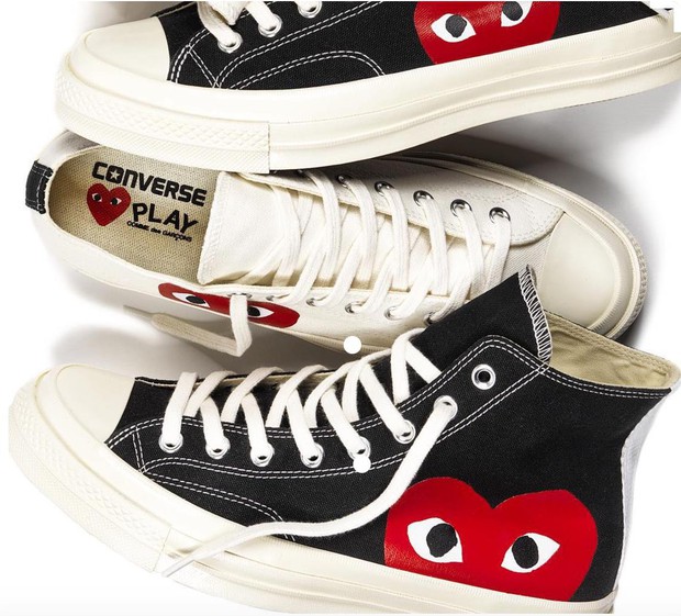 Converse x COMME des GARÇONS Play: đôi sneaker ra mắt đã lâu nhưng chưa bao giờ giới trẻ thôi mê đắm - Ảnh 5. Converse x COMME des GARÇONS Play: đôi sneaker ra mắt đã lâu nhưng chưa bao giờ giới trẻ thôi mê đắm - Ảnh 5.