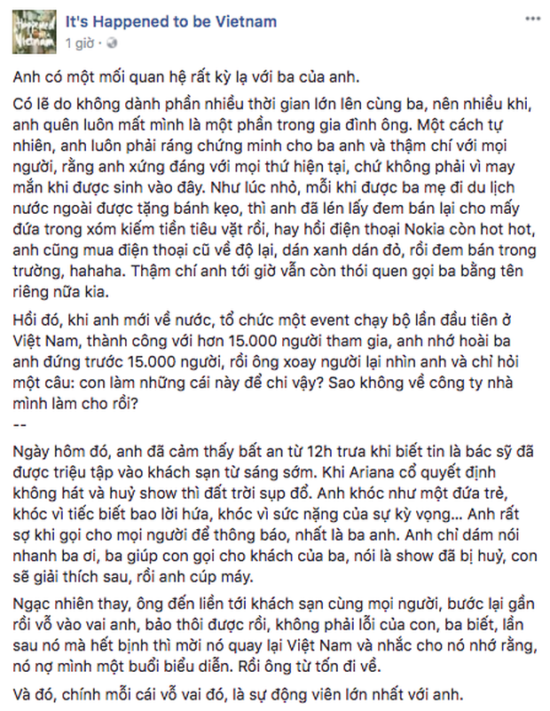 Dân mạng xôn xao trước câu chuyện đầy cảm động của Phillip Nguyễn và ba - Ảnh 2.