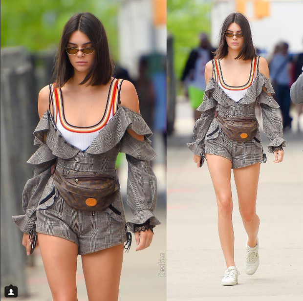 Hết Kendall Jenner, tới lượt sao Việt thi nhau lăng xê cho mốt túi ngang hông - Ảnh 2.