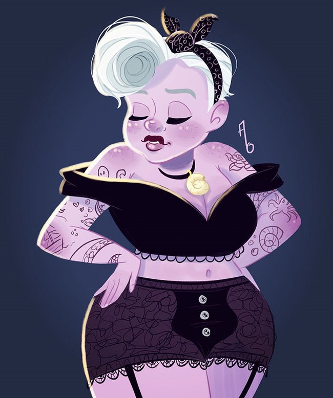 Lộ ảnh trang bìa béo tròn mà vẫn sexy của các công chúa Disney - Ảnh 7. Lộ ảnh trang bìa béo tròn mà vẫn sexy của các công chúa Disney - Ảnh 7.