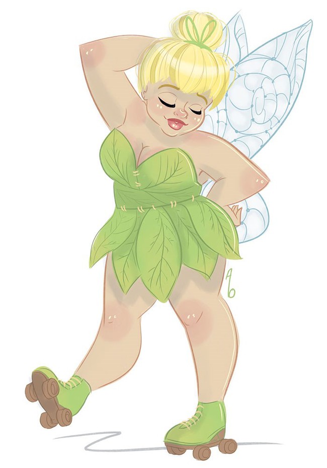 Lộ ảnh trang bìa béo tròn mà vẫn sexy của các công chúa Disney - Ảnh 6. Lộ ảnh trang bìa béo tròn mà vẫn sexy của các công chúa Disney - Ảnh 6.