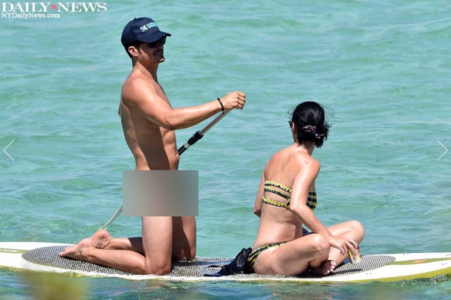 Orlando Bloom khỏa thân hoàn toàn khi đi chơi biển với Katy Perry - Ảnh 3.
