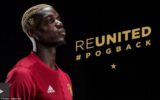 Pogba trong màu áo đỏ rực của MU với quyết tâm làm nên sự nghiệp