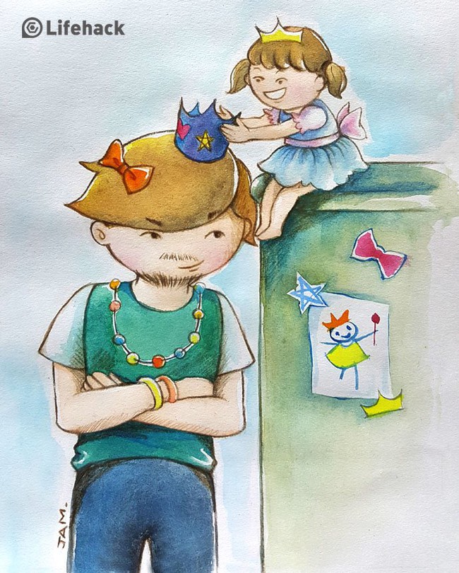 Bộ tranh: Bất cứ cô con gái nào cũng có một ông bố tuyệt vời như thế này đây! - Ảnh 4. Bộ tranh: Bất cứ cô con gái nào cũng có một ông bố tuyệt vời như thế này đây! - Ảnh 4.