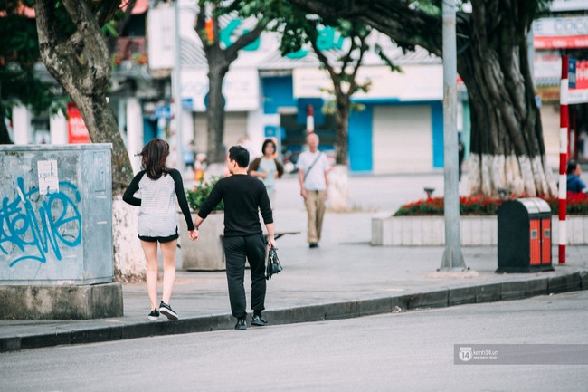 Hà Nội đẹp và yên bình quá trong một sáng ai cũng hân hoan: A, lạnh rồi! - Ảnh 8.