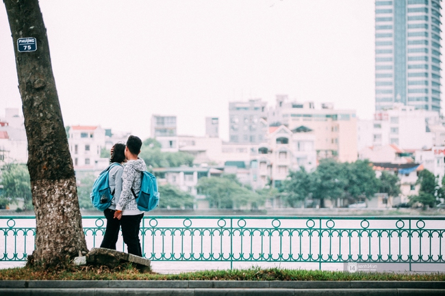 Hà Nội đẹp và yên bình quá trong một sáng ai cũng hân hoan: A, lạnh rồi! - Ảnh 5.