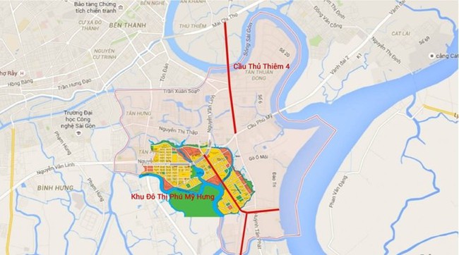 Hơn 5.200 tỷ xây cầu Thủ Thiêm 4 dài 2,1 km - Ảnh 2. Hơn 5.200 tỷ xây cầu Thủ Thiêm 4 dài 2,1 km - Ảnh 2.