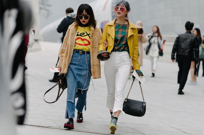 Mới ngày đầu dự Seoul Fashion Week, Tóc Tiên và Min đã lọt Top street style của Vogue - Ảnh 5.