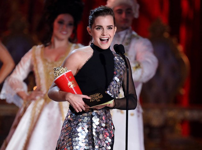 Emma Watson thắng giải diễn xuất ở hạng mục không phân biệt giới tính đầu tiên của MTV Awards - Ảnh 1.