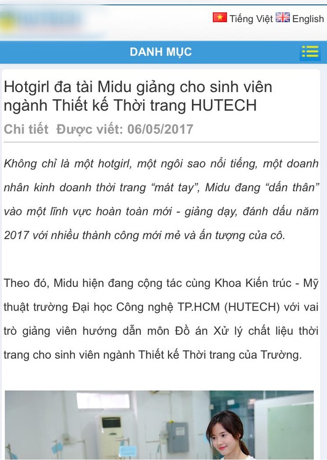 Midu chính thức lên tiếng giữa ồn ào giảng viên - trợ giảng của trường Hutech - Ảnh 2. Midu chính thức lên tiếng giữa ồn ào giảng viên - trợ giảng của trường Hutech - Ảnh 2.
