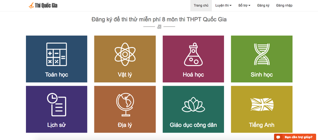 Gợi ý sĩ tử lớp 12 ôn luyện với Cổng luyện thi THPT Quốc gia - Ảnh 2.