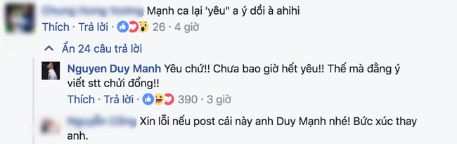 Tuấn Hưng viết status đá xéo, Duy Mạnh thẳng thắn đáp trả bằng ngôn từ mạnh bạo? - Ảnh 8.