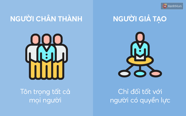 Người chân thành và người giả tạo