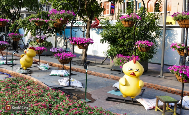 Ngắm nhìn những tiểu cảnh xinh xắn đang được trang trí tại đường hoa Nguyễn Huệ trước ngày khai mạc - Ảnh 17.