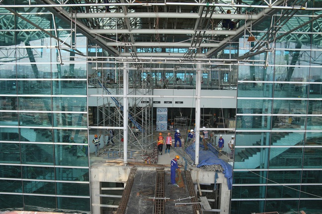 Chùm ảnh: Cận cảnh nhà ga hành khách quốc tế hơn 3.500 tỷ đồng sắp hoàn thành ở Đà Nẵng - Ảnh 20.