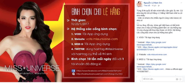 Thu Thảo, Lan Khuê cùng nhiều mỹ nhân Việt đồng loạt kêu gọi bình chọn cho Lệ Hằng - Ảnh 13.
