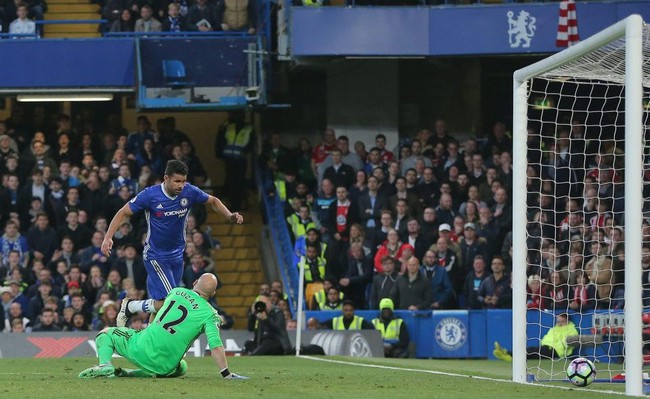 Ăn mừng kỳ lạ, Diego Costa nói lời tạm biệt Chelsea? - Ảnh 1. Ăn mừng kỳ lạ, Diego Costa nói lời tạm biệt Chelsea? - Ảnh 1.