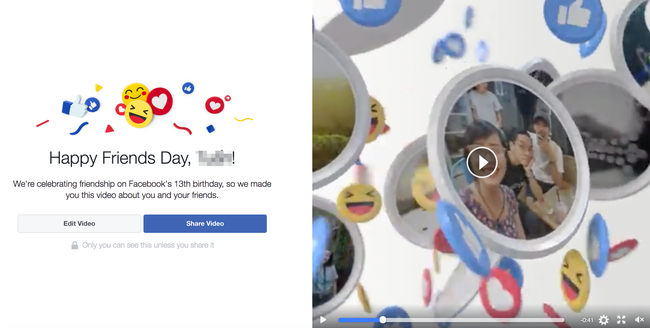 Facebook chào mừng sinh nhật 13 năm bằng video cực nhộn để bạn bè chia sẻ cùng nhau - Ảnh 1.