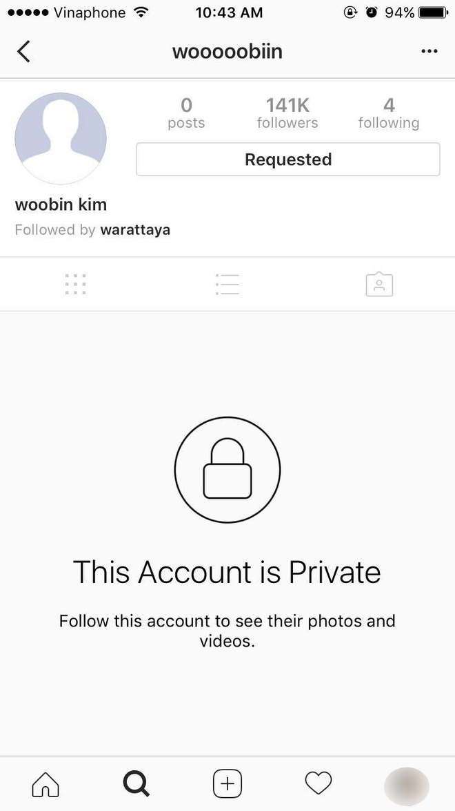Cư dân mạng xôn xao khi phát hiện ra tài khoản Instagram riêng tư của Kim Woo Bin - Ảnh 3.