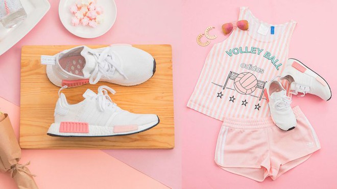 Nếu cho rằng mình đã chán sneaker hồng, bạn sẽ phải suy nghĩ lại khi thấy mẫu adidas NMD xinh đẹp quá đỗi này - Ảnh 2. Nếu cho rằng mình đã chán sneaker hồng, bạn sẽ phải suy nghĩ lại khi thấy mẫu adidas NMD xinh đẹp quá đỗi này - Ảnh 2.