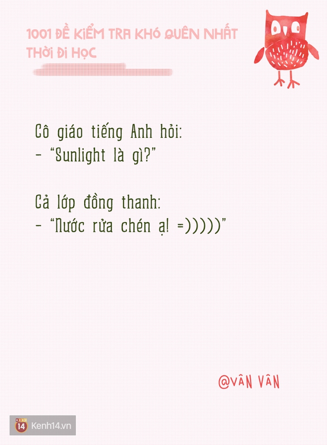 Hãy kể lại một bài làm kiểm tra khó quên nhất của bạn đi nào! - Ảnh 5. Hãy kể lại một bài làm kiểm tra khó quên nhất của bạn đi nào! - Ảnh 5.