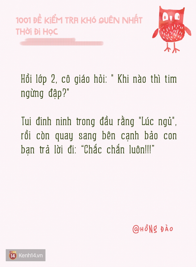 Hãy kể lại một bài làm kiểm tra khó quên nhất của bạn đi nào! - Ảnh 15. Hãy kể lại một bài làm kiểm tra khó quên nhất của bạn đi nào! - Ảnh 15.