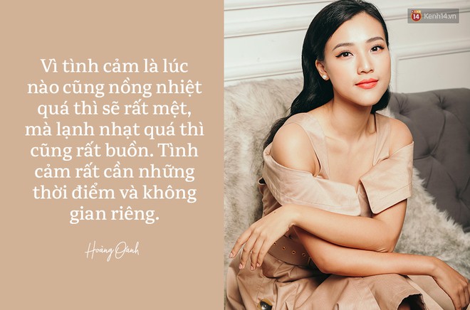 Hoàng Oanh và những câu nói chạm đến trái tim về tình yêu đầy xúc cảm, trải nghiệm! - Ảnh 3.