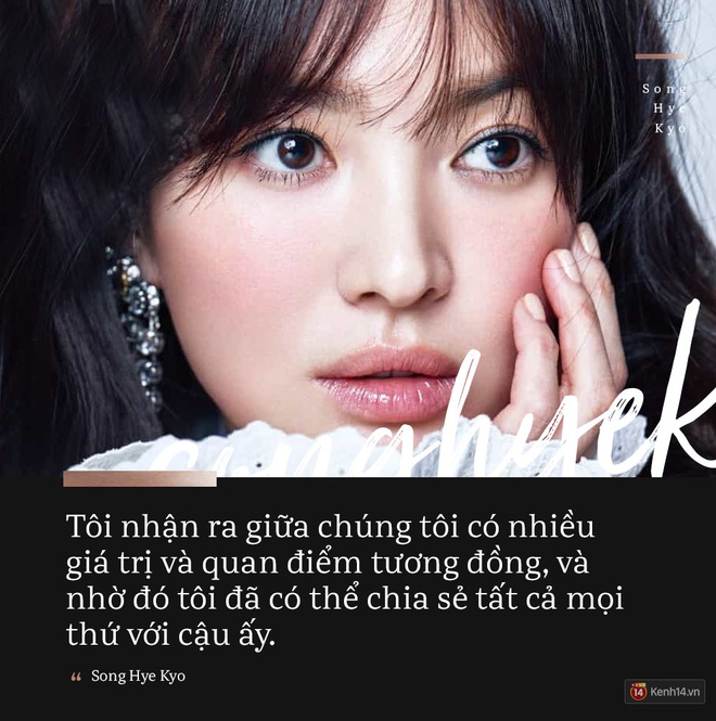 Song Hye Kyo tiết lộ lý do đã trao trọn trái tim cho Song Joong Ki! - Ảnh 1.