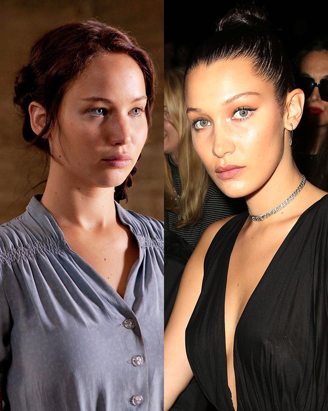 Là em gái Gigi Hadid, nhưng Bella Hadid lại giống hệt Jennifer Lawrence một cách kỳ lạ - Ảnh 3. Là em gái Gigi Hadid, nhưng Bella Hadid lại giống hệt Jennifer Lawrence một cách kỳ lạ - Ảnh 3.