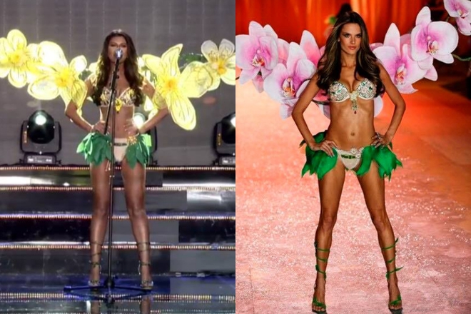Diện quốc phục bốc lửa, Miss Grand Wales bị tố đạo nhái trang phục Victorias Secret - Ảnh 1. Diện quốc phục bốc lửa, Miss Grand Wales bị tố đạo nhái trang phục Victorias Secret - Ảnh 1.