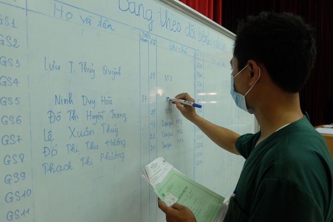 Bác sĩ khám bệnh ngoài hành lang, nhường phòng khám và hội trường cho bệnh nhân sốt xuất huyết - Ảnh 8. Bác sĩ khám bệnh ngoài hành lang, nhường phòng khám và hội trường cho bệnh nhân sốt xuất huyết - Ảnh 8.