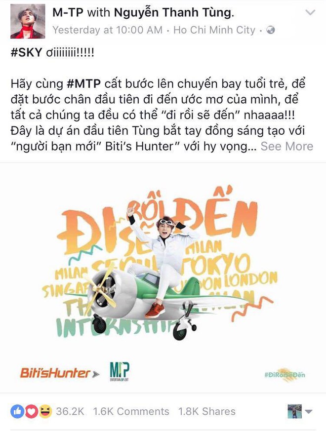 Nói là làm, Sơn Tùng tung hẳn cuộc thi để truyền tải thông điệp Đi rồi sẽ đến - Ảnh 2. Nói là làm, Sơn Tùng tung hẳn cuộc thi để truyền tải thông điệp Đi rồi sẽ đến - Ảnh 2.