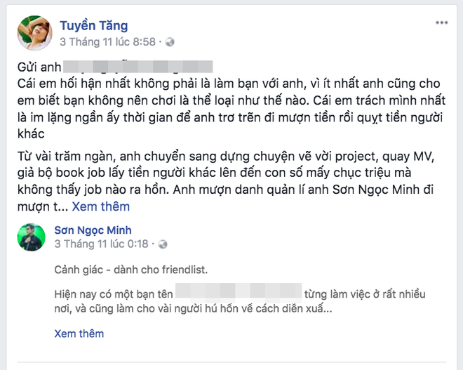 Loạt nghệ sĩ trẻ bất ngờ lên tiếng tố cáo kẻ mạo danh lừa đảo chiếm đoạt hàng trăm triệu đồng - Ảnh 4. Loạt nghệ sĩ trẻ bất ngờ lên tiếng tố cáo kẻ mạo danh lừa đảo chiếm đoạt hàng trăm triệu đồng - Ảnh 4.
