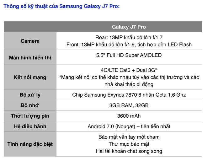 Nhờ đón đầu các thí sinh vừa biết điểm đại học, Galaxy J7 Pro đã có doanh số bán kỷ lục trong ngày ra mắt - Ảnh 4. Nhờ đón đầu các thí sinh vừa biết điểm đại học, Galaxy J7 Pro đã có doanh số bán kỷ lục trong ngày ra mắt - Ảnh 4.